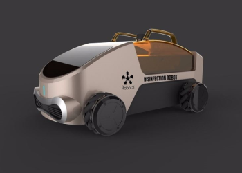 Robot disinfeksi portabel